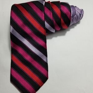 Robert Graham Mens Silk Striped Tie USA